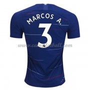Chelsea Fotballdrakter 2018-19 Marcos Alonso 3 Hjemmedrakt